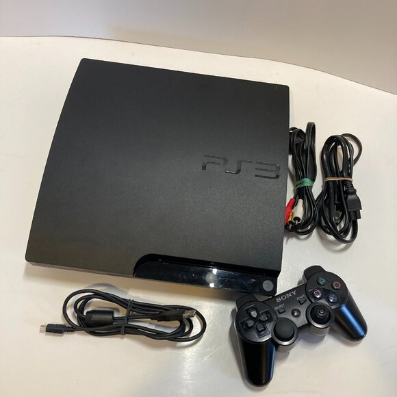 Sony PlayStation 3 PS3 Console Bundle W Controller & Cords Connection Issue - Picture 1 of 16
